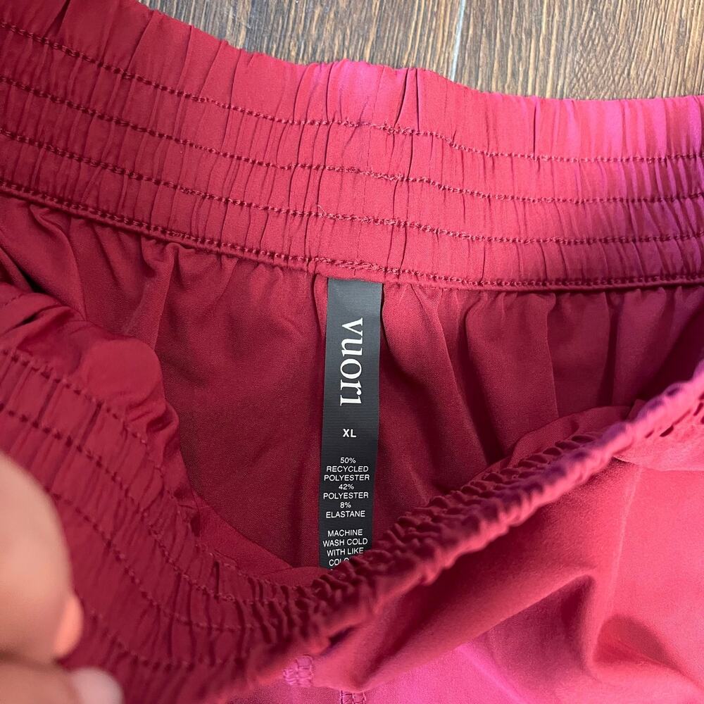 NWT VUORI dash shorts 2.0 pinot SZ XL - Picture 4 of 5